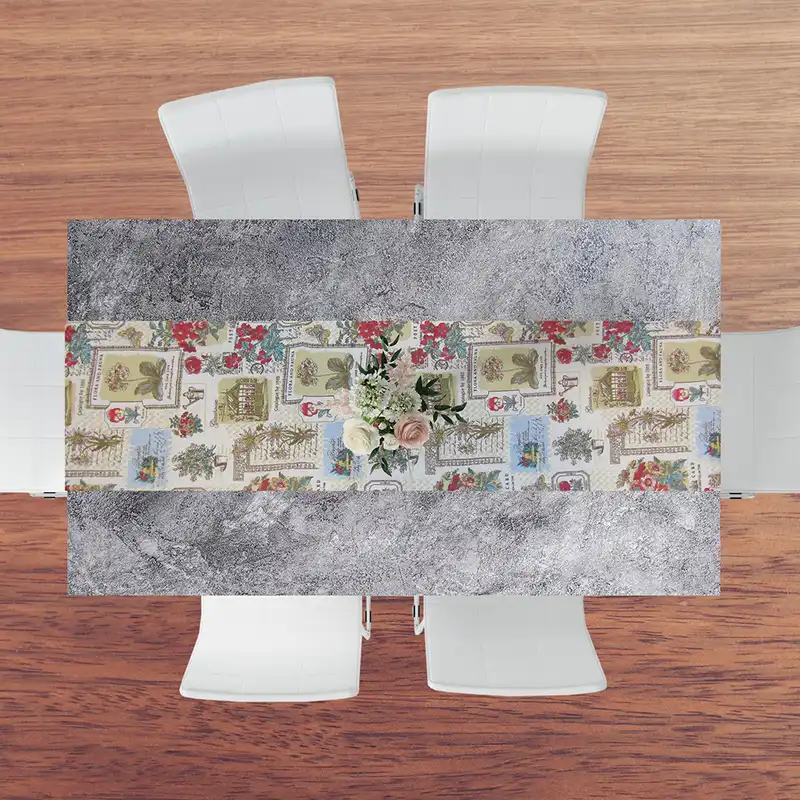 رانر هوم اند لایف مدل مارین M طرح گل و پروانه