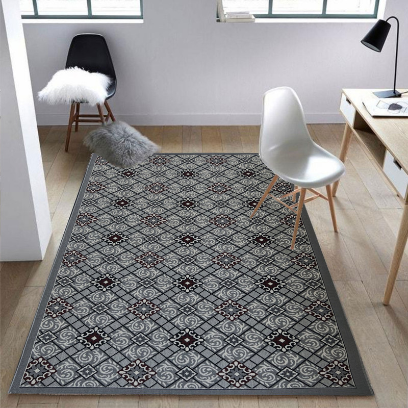 گلیم ماشینی جزیره طرح نگین گلیم ماشینی جزیره طرح نگین