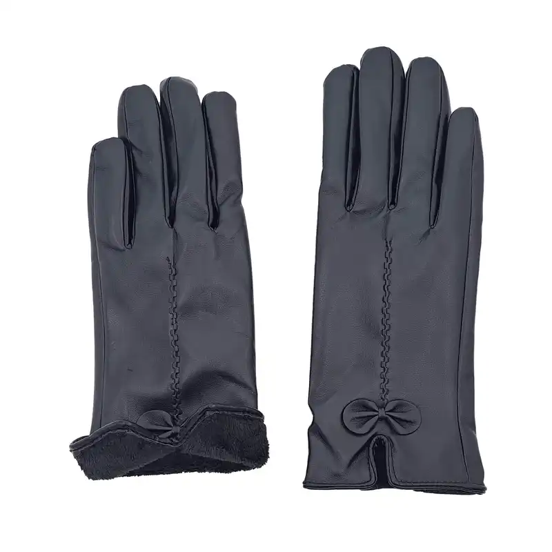 دستکش زنانه مدل چرمی کد LIN-PA02