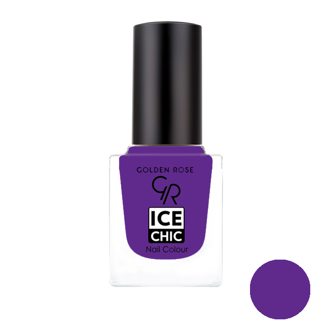 لاک ناخن گلدن رز مدل Ice chic شماره 96
