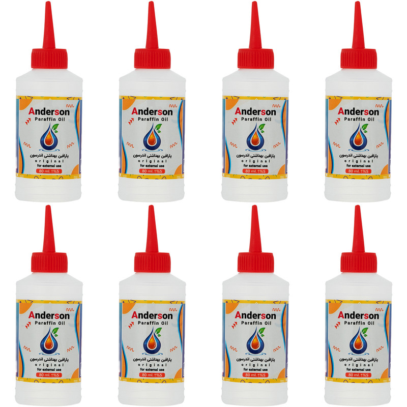 پارافین مایع اندرسون مدل B100 حجم 80 میلی لیتر بسته 8 عددی