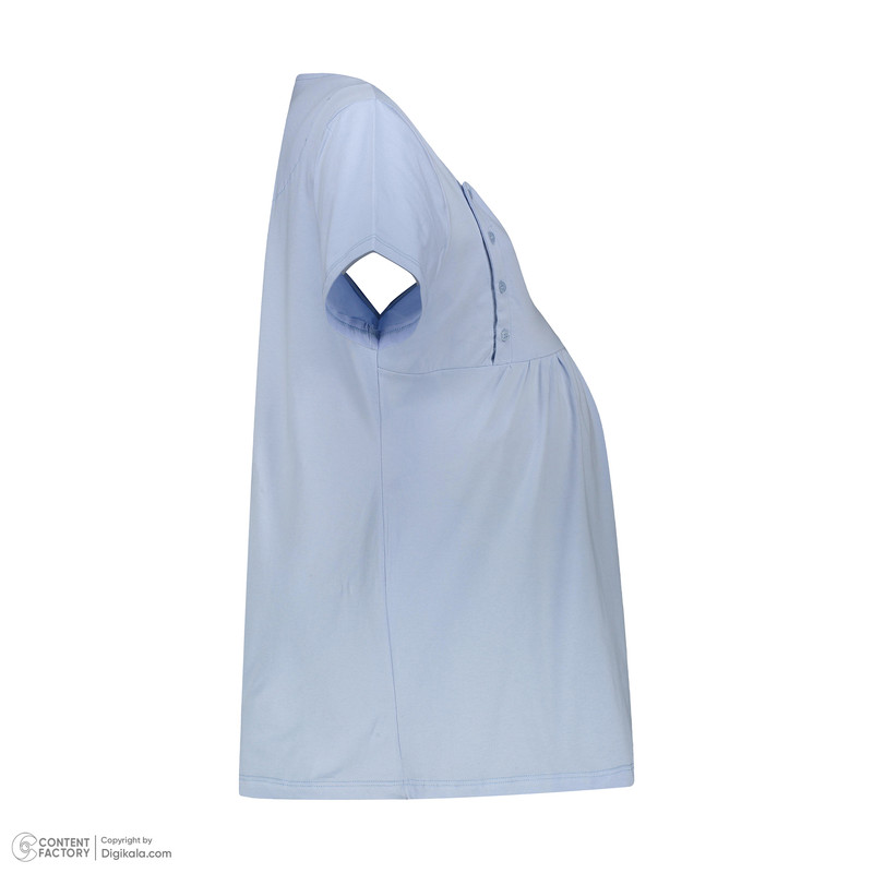 ست تی شرت و شلوار بارداری ناربن مدل ساناز 3861 رنگ آبی