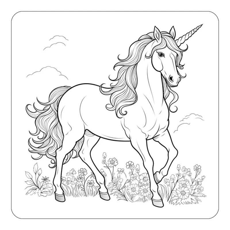 مگنت کاکتی طرح اسب تک شاخ و یونیکورن مدل mp31123