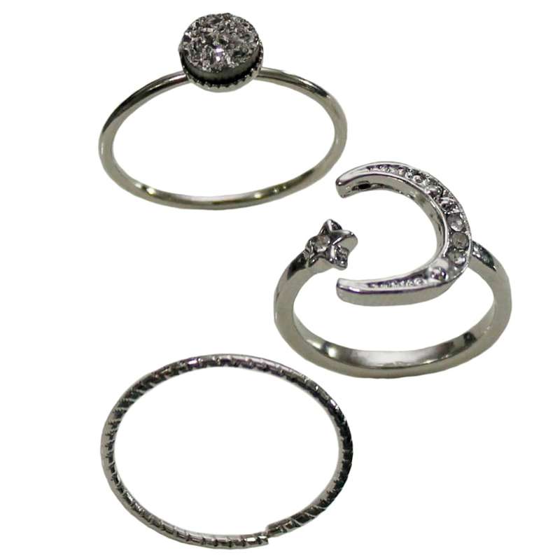 بند انگشتی زنانه کد 1308 مجموعه 3 عددی