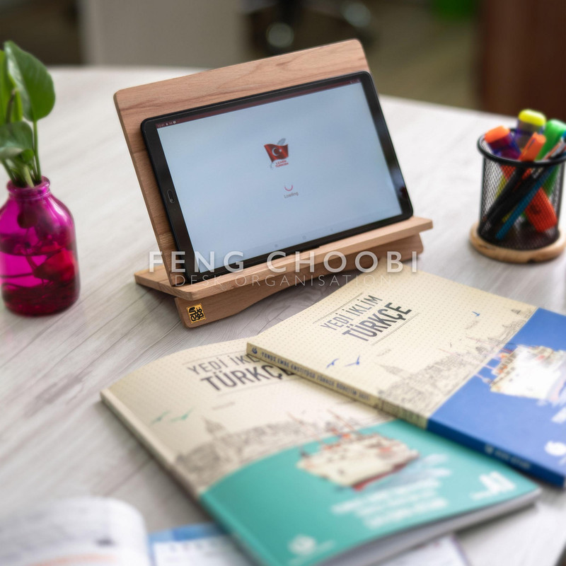 پایه نگهدارنده و تبلت فنگ چوبی مدل TS01