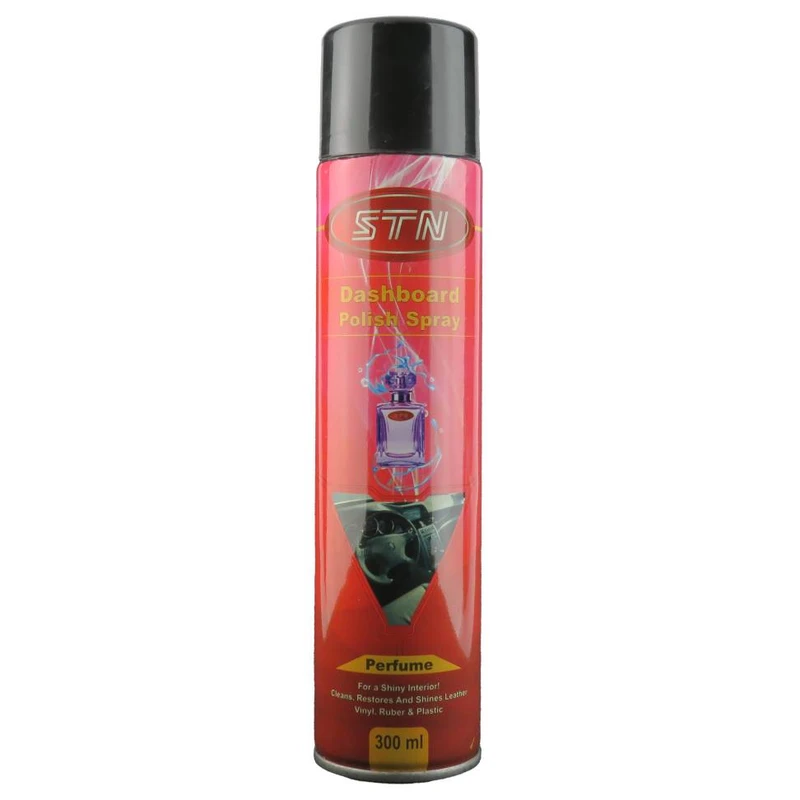 اسپری واکس داشبورد خودرو اس تی ان مدل Perfume Hot Red حجم 300 میلی‌لیتر