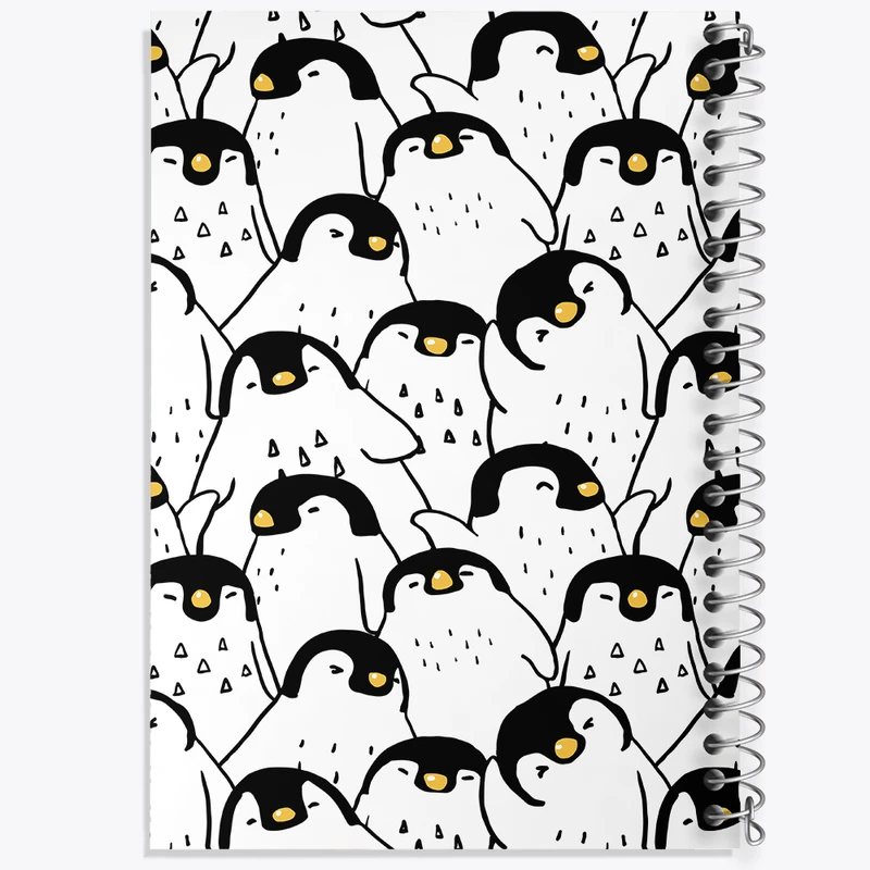 دفتر لیست خرید 50 برگ خندالو طرح پنگوئن کد N900
