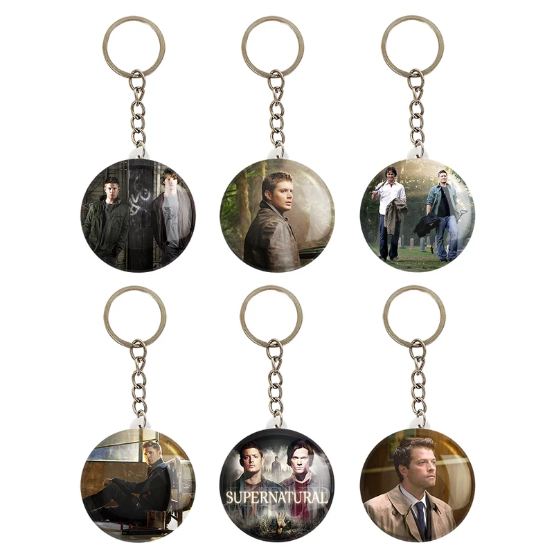 جاکلیدی خندالو مدل سریال سوپرنچرال Supernatural کد 1545B مجموعه 6 عددی