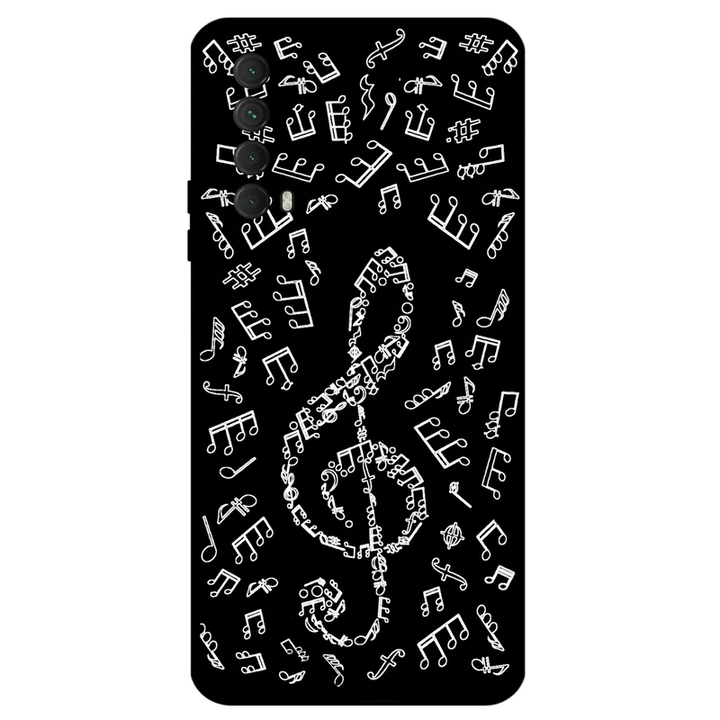 کاور مگافون طرح نوت موسیقی مدل 1370 مناسب برای گوشی موبایل هوآوی Y7A 2020 / P Smart 2021 