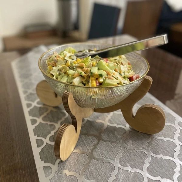 سالاد خوری مدل سولو لب طلا کد 11