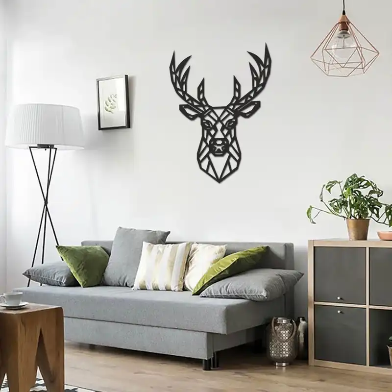 استیکر چوبی طرح گوزن کد 003