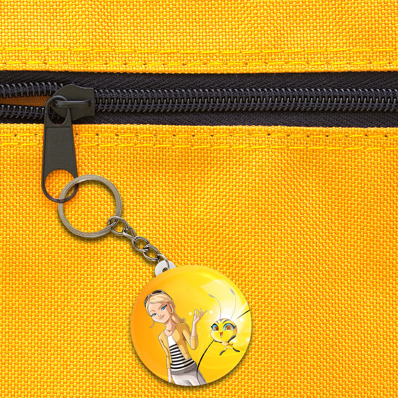 جاکلیدی خندالو مدل دختر کفشدوزکی کویین بی کد 25050