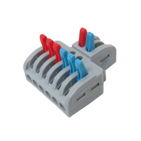 کانکتور فشاری دو به شش مدل RDC-206 کانکتور فشاری دو به شش مدل RDC-206