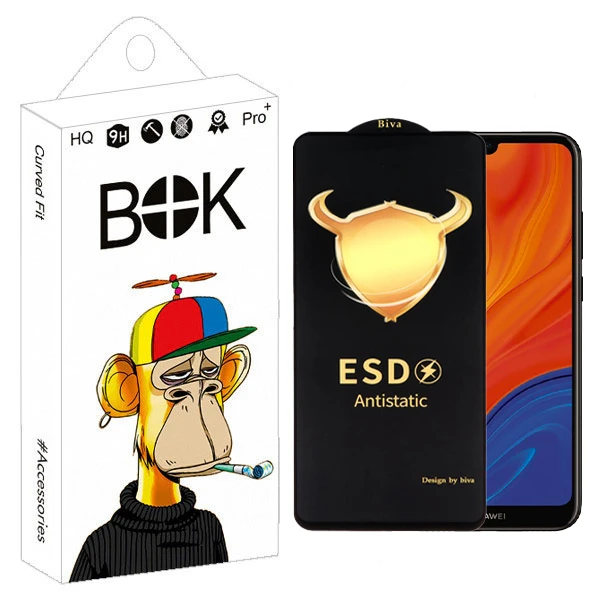 محافظ صفحه نمایش بوک مدل Biva Antistatic View مناسب برای گوشی موبایل هوآوی Y6S / Y6 2019