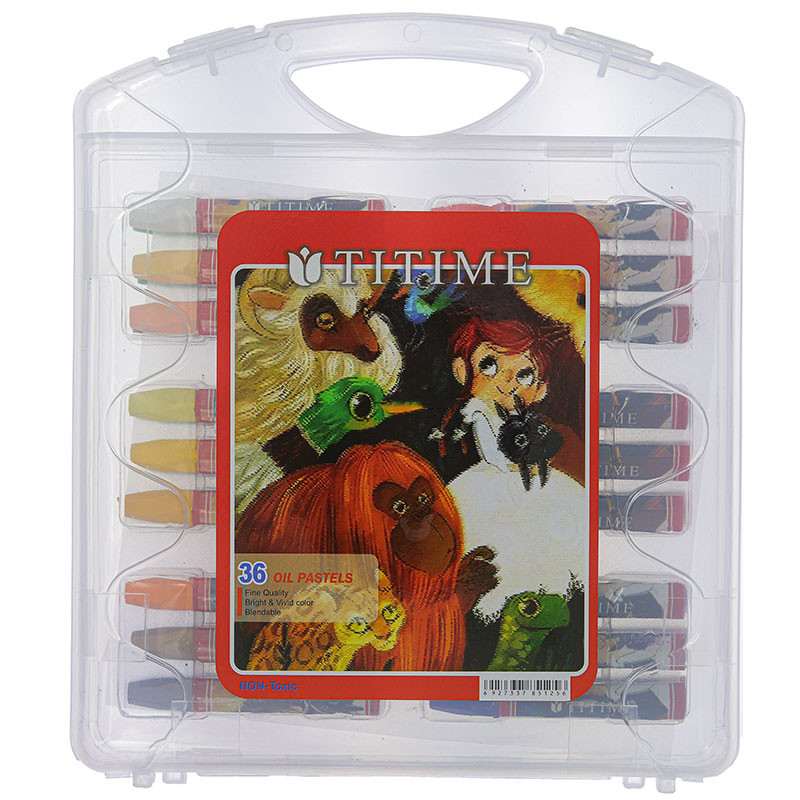 پاستل روغنی 36 رنگ مدل TITIME