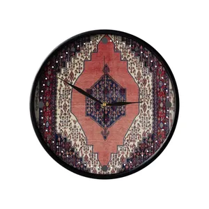 ساعت دیواری مدوپد طرح فرش سنندج مدل C-Sanandaj14
