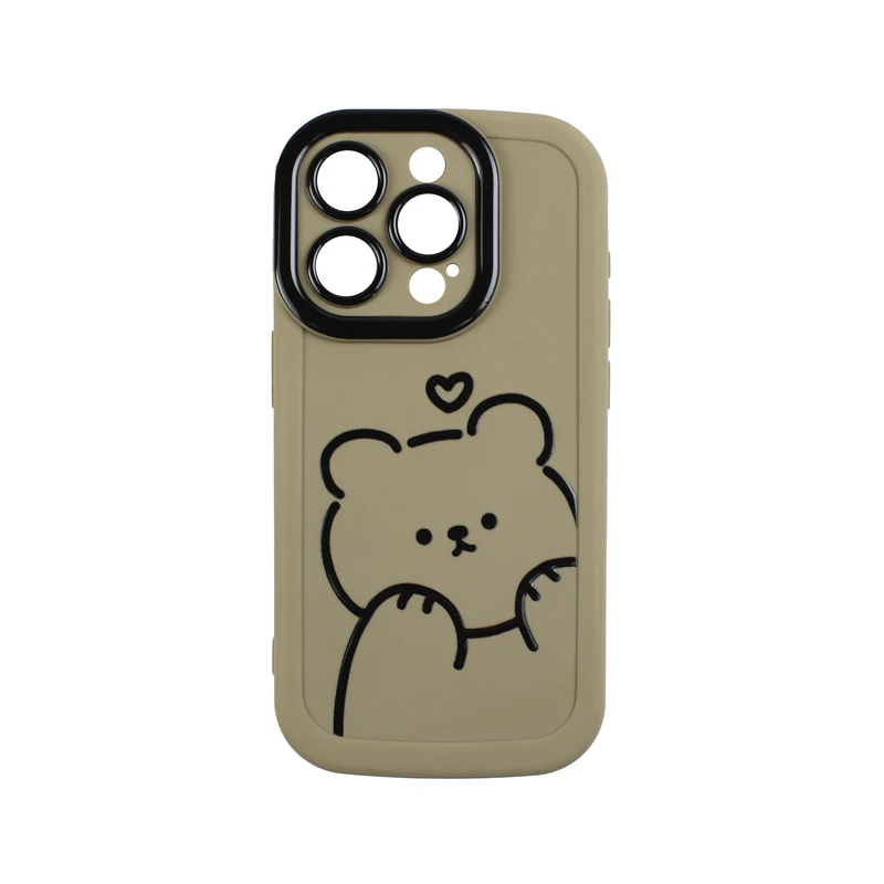 کاور مدل تدی مهربان مناسب برای گوشی موبایل اپل iPhone 15 Pro