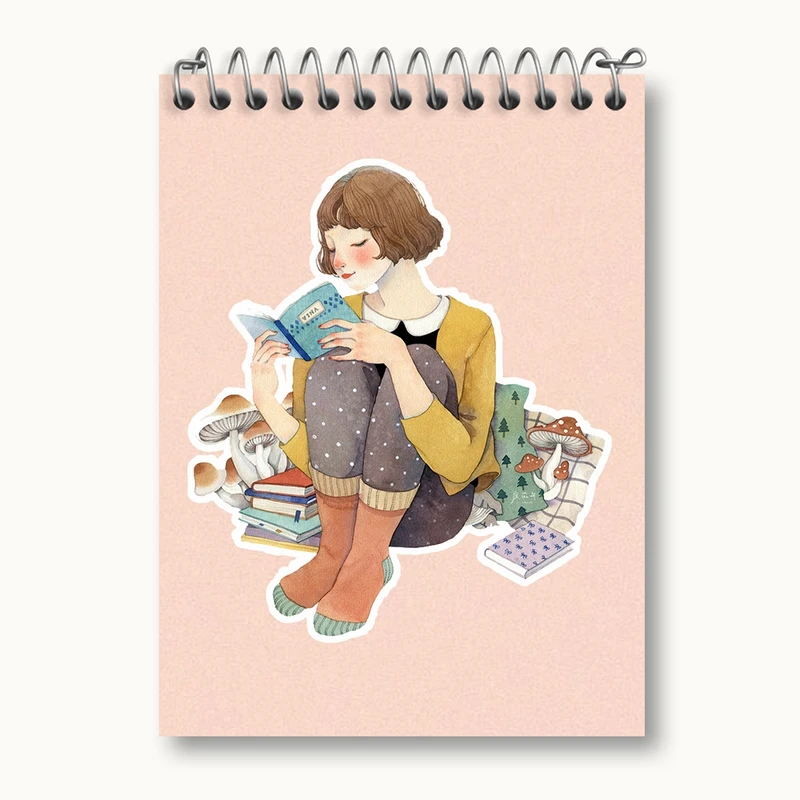 دفتر یادداشت 50 برگ خندالو مدل کتاب کد 25849