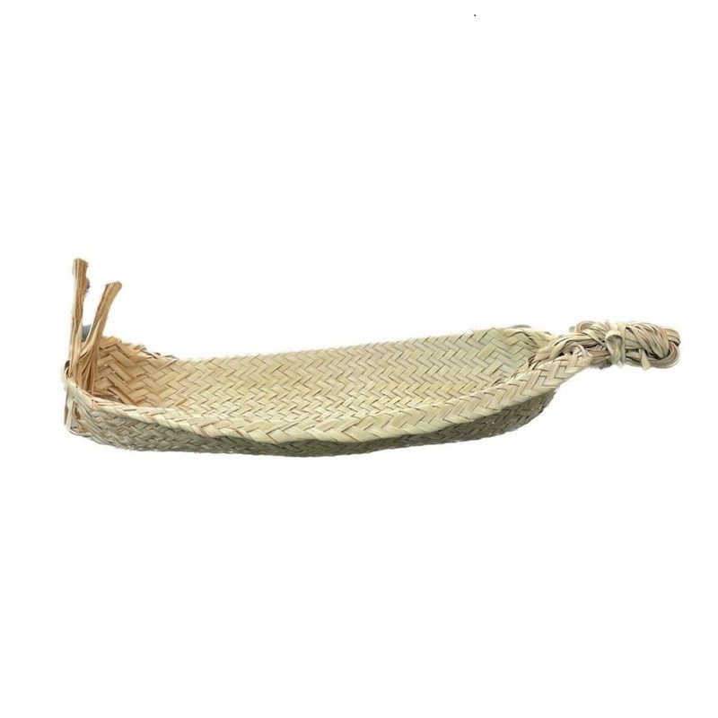 سبد حصیری طرح قایق