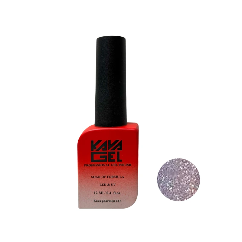 لاک ژل اکلیلی ناخن کاواژل مدل NEW شماره 237 رنگ یاسی