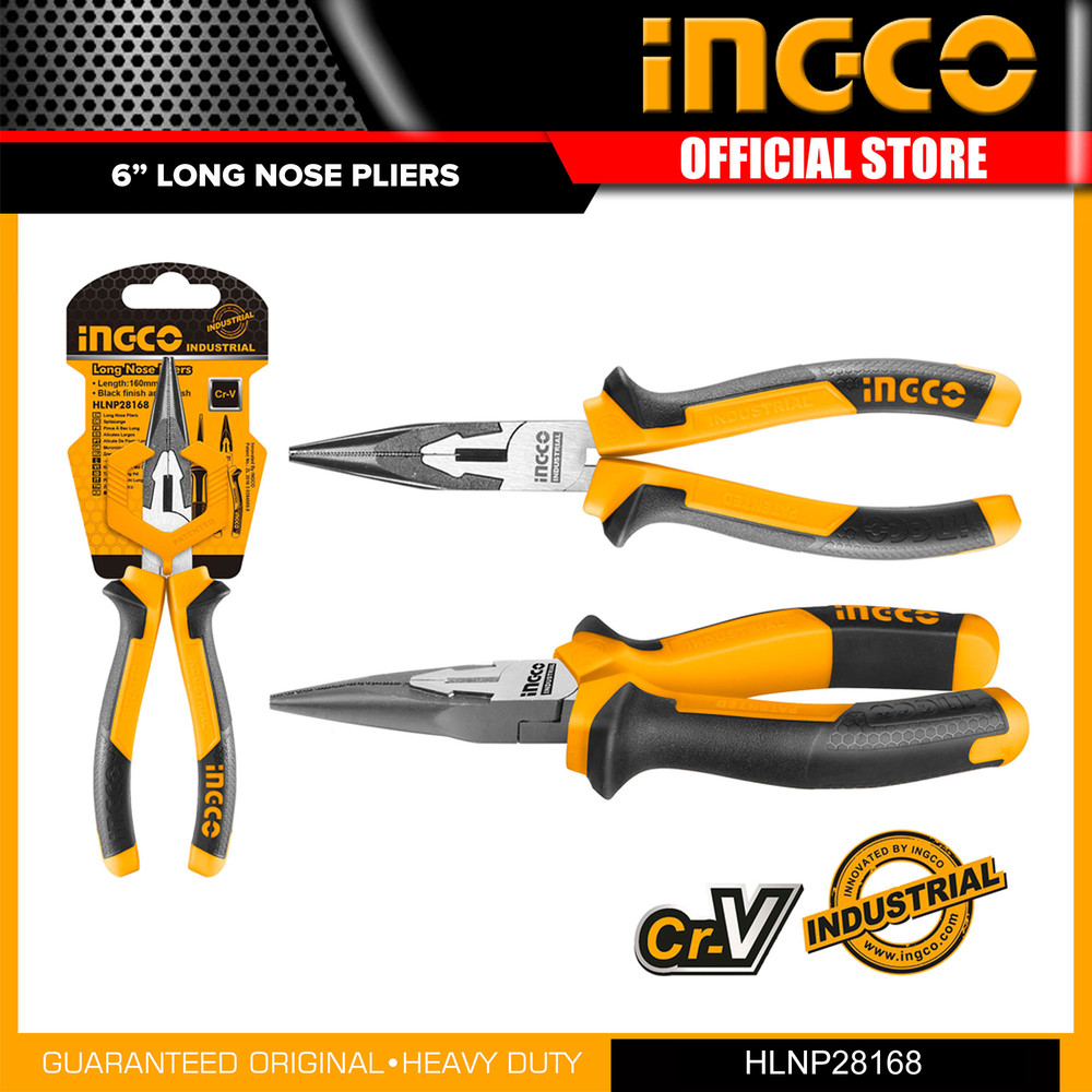 انبر دم باریک اینکو مدل HLNP-28168 سایز 6 اینچ