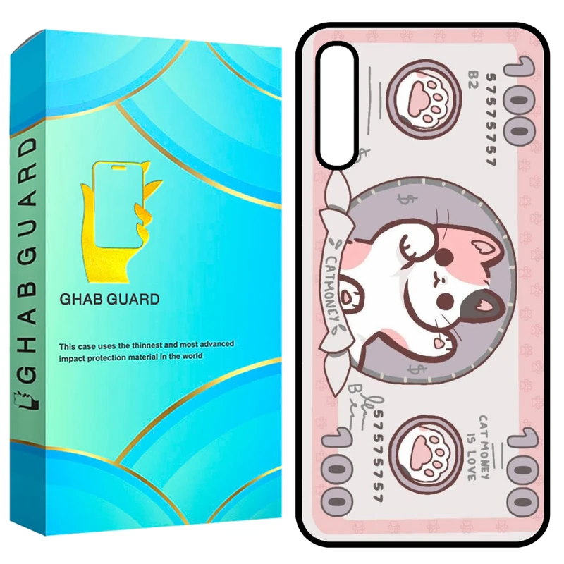 کاور قاب گارد طرح گربه مدل GCHPA50 مناسب برای گوشی موبایل سامسونگ Galaxy A50 / A50s / A30s 