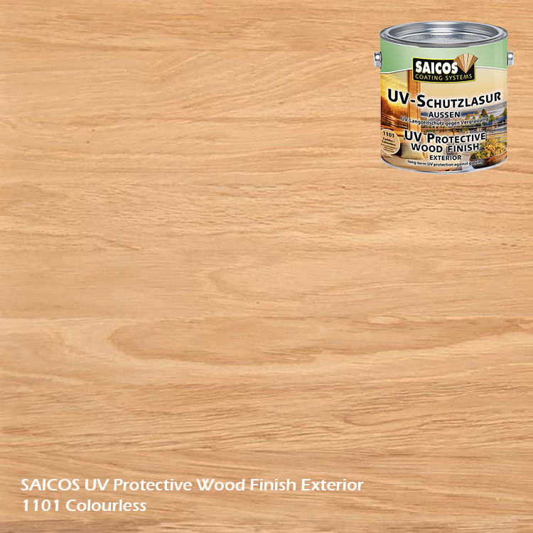 روغن چوب و ترمووود آنتی یو وی بیرنگ فضای خارجی سایکوز مدل UV Protection 1101 حجم 125 میلی لیتر