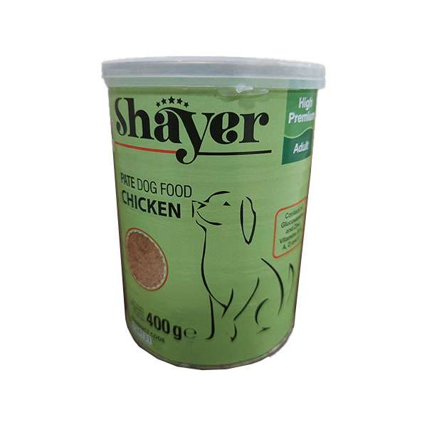 کنسرو سگ شایر مدل مرغ وزن 400 گرم کنسرو سگ شایر مدل مرغ وزن 400 گرم