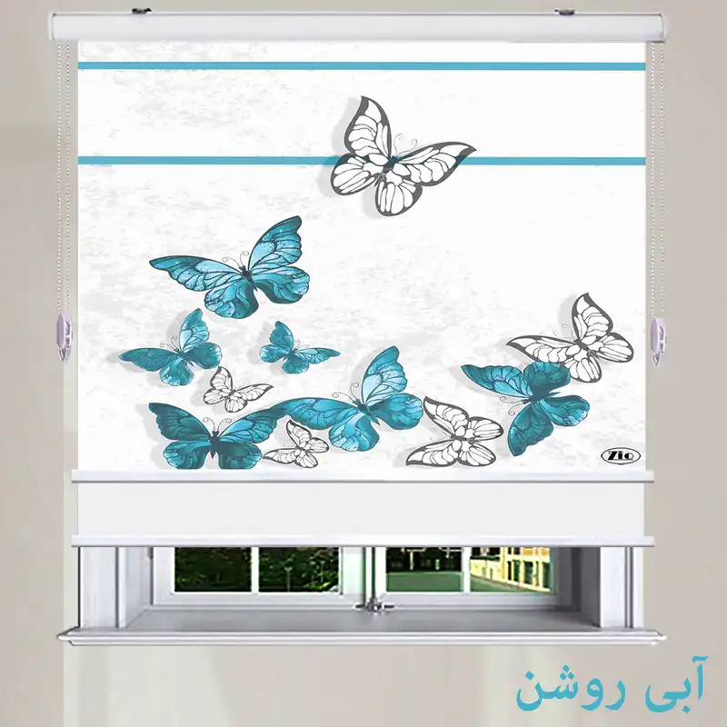 پرده زبرا مدل TD-4سایز 150x280 سانتی متر