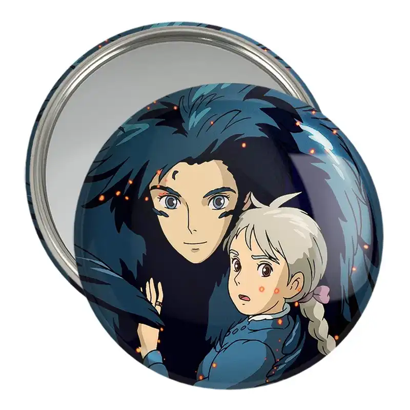 آینه جیبی خندالو مدل هاول و سوفی انیمه قلعه متحرک هاول   کد 12901