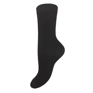 جوراب ساق بلند زنانه دلوین مدل برجسته گندمی کد 127