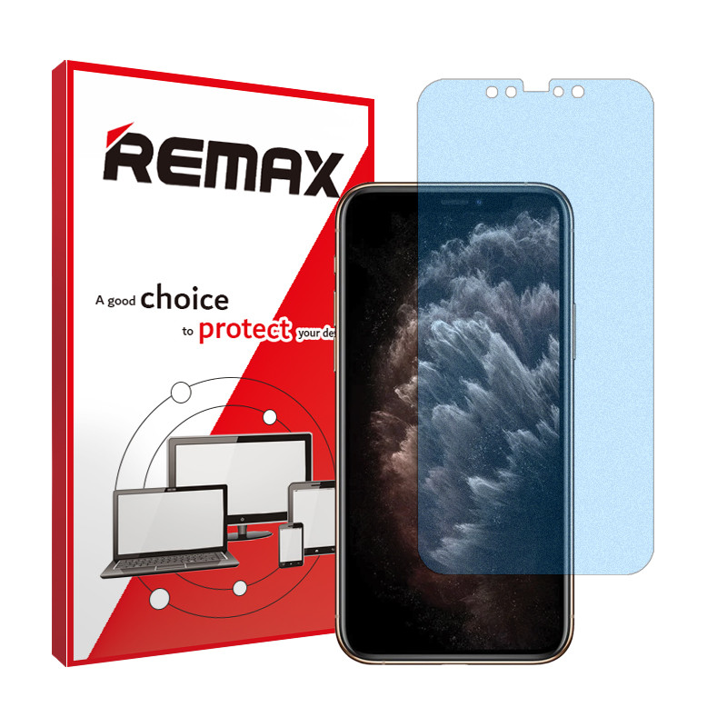 محافظ صفحه نمایش مات آنتی بلو ریمکس مدل HyMBLU مناسب برای گوشی موبایل اپل iPhone 11 Pro Max