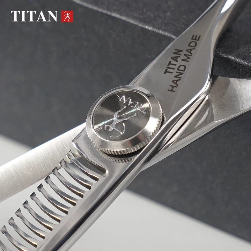 ست قیچی آرایشگاهی تیتان مدل TTD60 مجموعه 2 عددی
