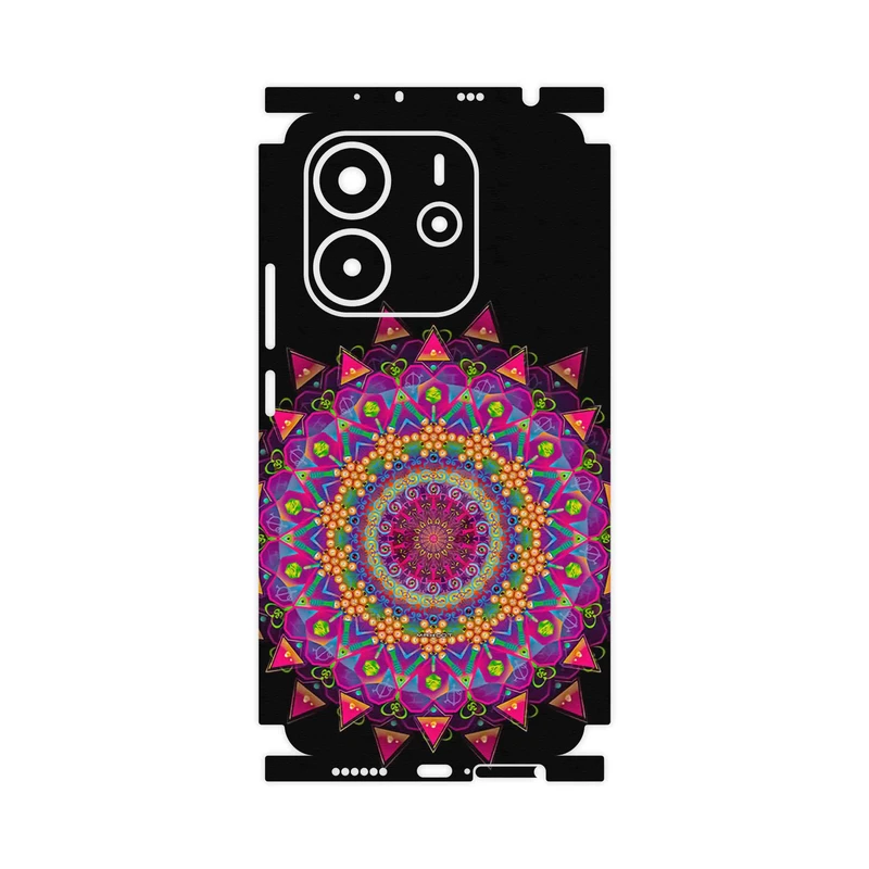 برچسب پوششی ماهوت مدل Mandala Design 5-FullSkin مناسب برای گوشی موبایل شیائومی Redmi Note 14 4G