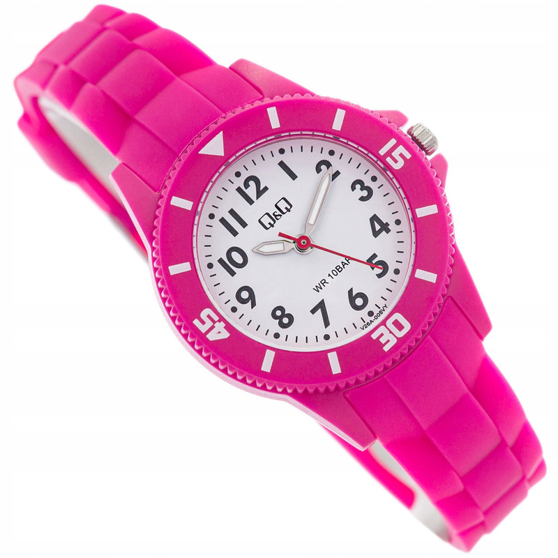 ساعت مچی عقربه ای بچگانه کیو اند کیو مدل V26A-005VY