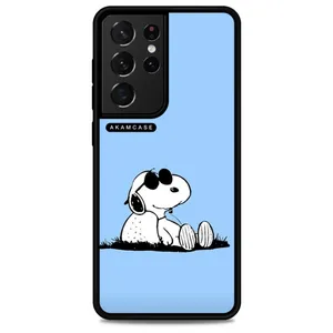 AKAM AMCWSGS21U-SNOOPY3 Cover For Samsung Galaxy S21 Ultra