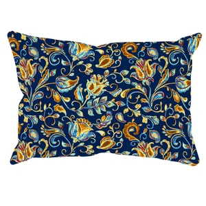 رو بالشی مدل گل دورو طرح دار کد 1400137