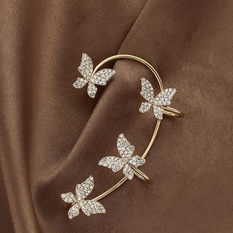 پیرسینگ گوش زنانه مدل پروانه ایرکاف