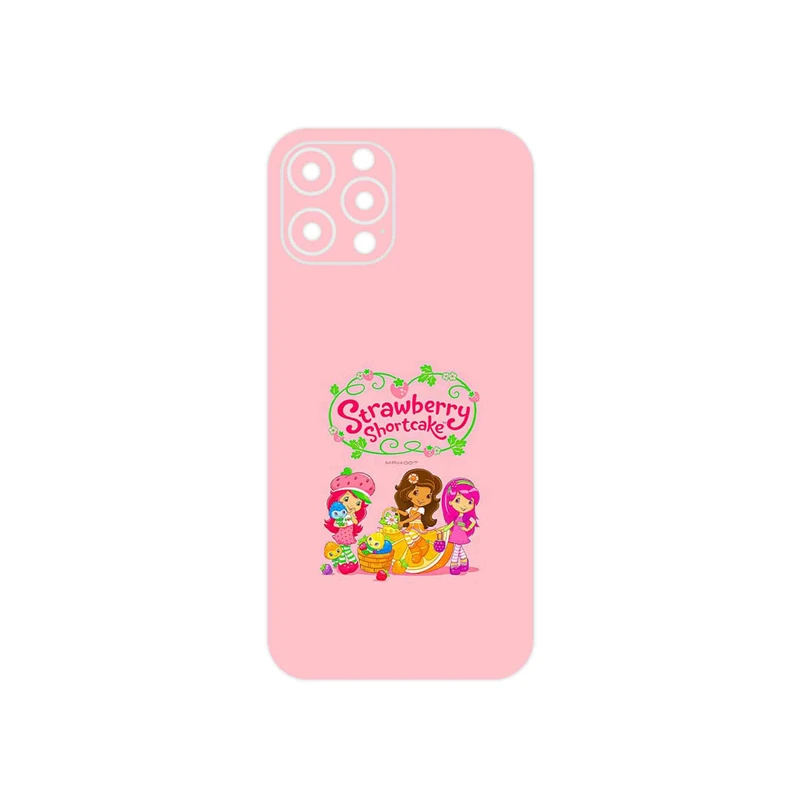 برچسب پوششی ماهوت مدل Strawberry Shortcake مناسب برای گوشی موبایل اپل iPhone 12 Pro Max