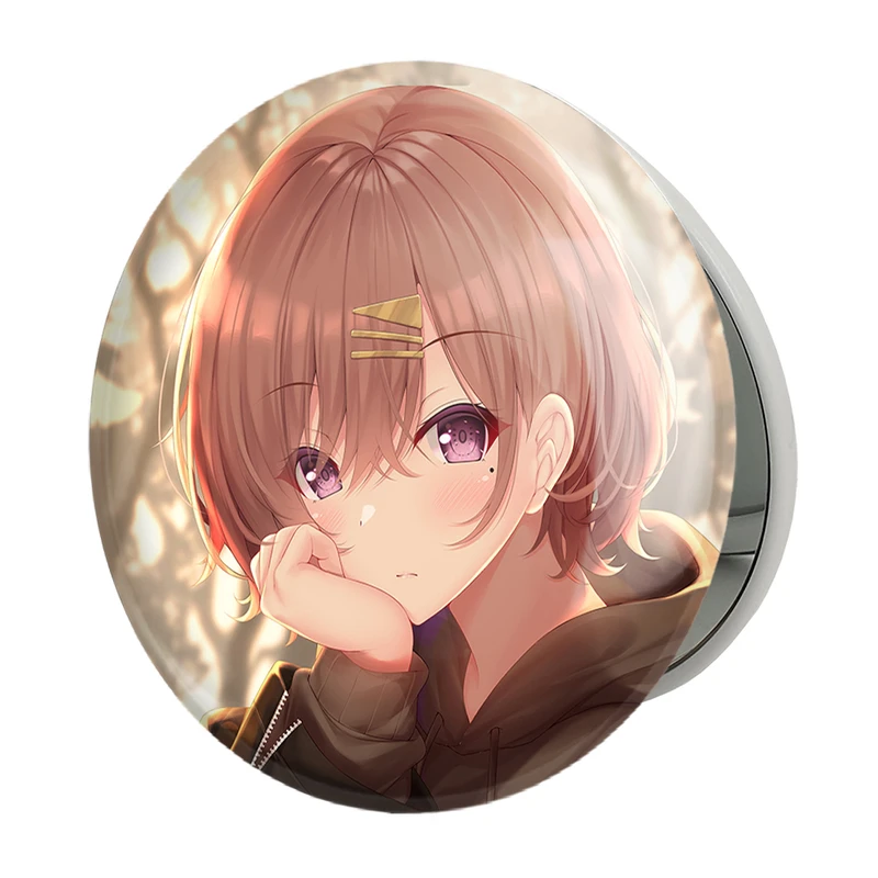آینه جیبی خندالو طرح هیگوچی انیمه مادوکا مجیکا Madoka Magica مدل تاشو کد 18367 