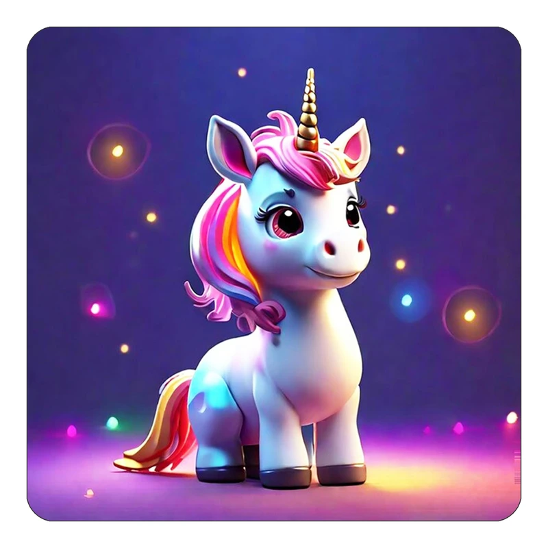 مگنت کاکتی طرح اسب تک شاخ و یونیکورن مدل mp30815