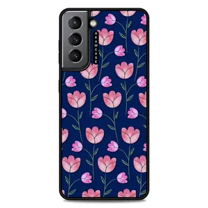 AKAM AMC-WSGS21-FLOWERS6 Cover For Samsung Galaxy S21