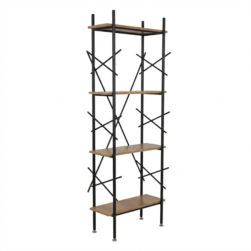 کتابخانه چهار طبقه مدل مینیمال طرح سیروان SD_46