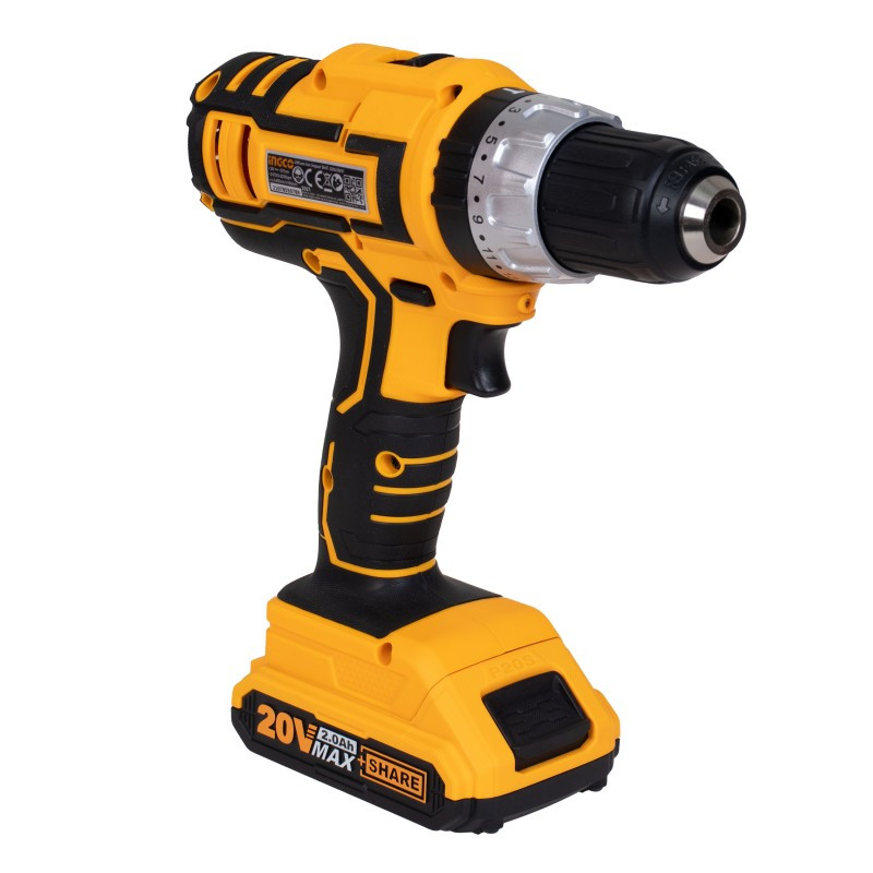 دریل پیچ گوشتی شارژی چکشی اینکو مدل CI-DLI-20031