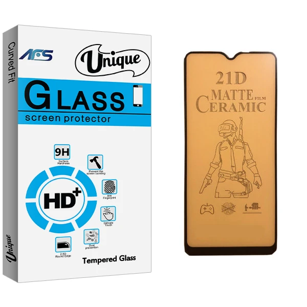 محافظ صفحه نمایش سرامیکی ای اف اس مدل Unique Glass مناسب برای گوشی موبایل شیائومی Poco M3