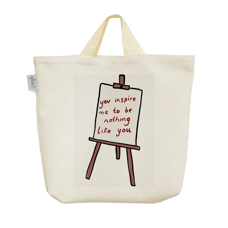 ساک خرید خندالو مدل بوم نقاشی کد 6917