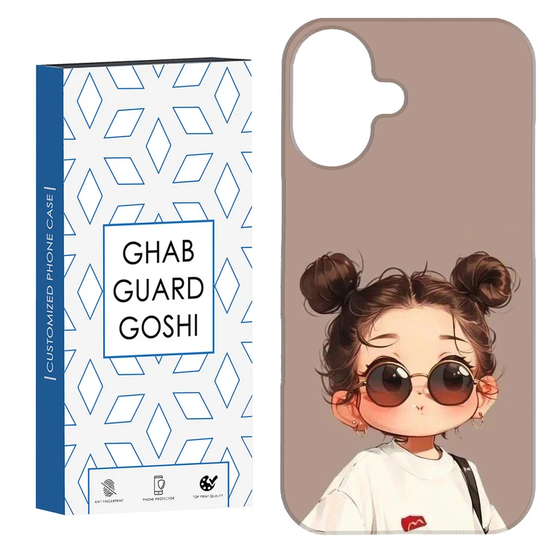 کاور قاب گارد گوشی طرح دخترانه کد Dimo-921 مناسب برای گوشی موبایل اپل Iphone 16  