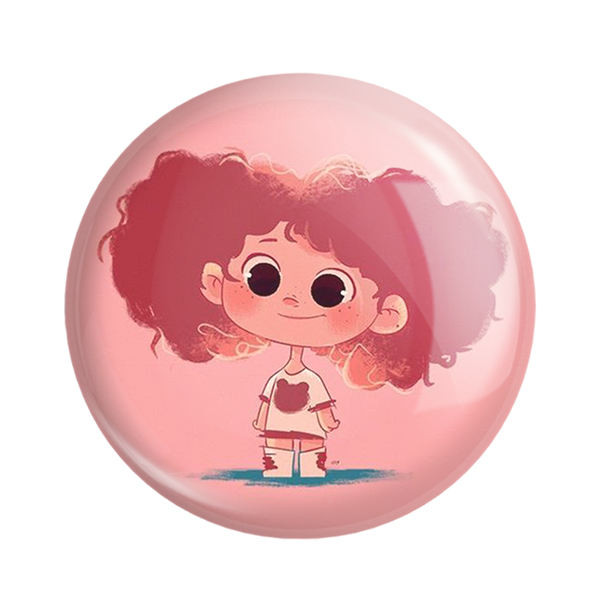 مگنت قطره طرح دخترانه کد 383