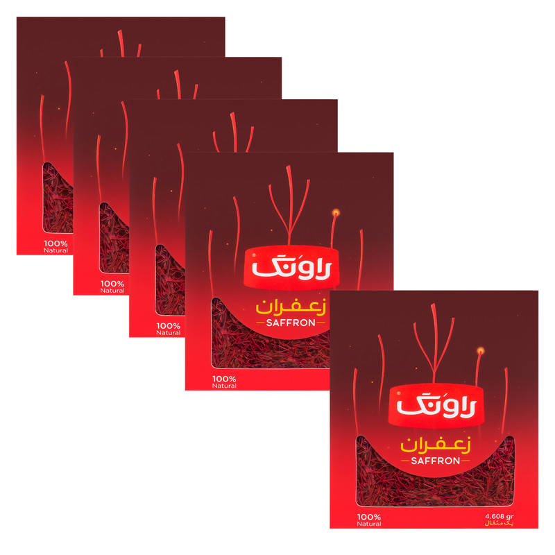زعفران راونگ 23.04 گرم بسته 5 عددی