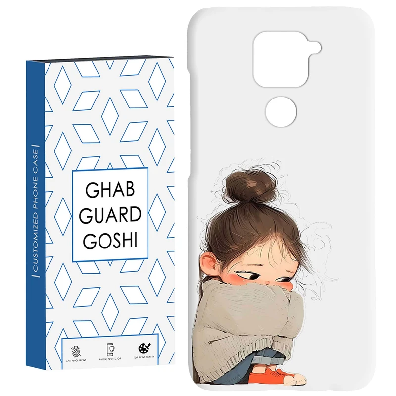 کاور قاب گارد گوشی طرح دختر ملوس کد Dimo-966 مناسب برای گوشی موبایل شیائومی Redmi Note 9 